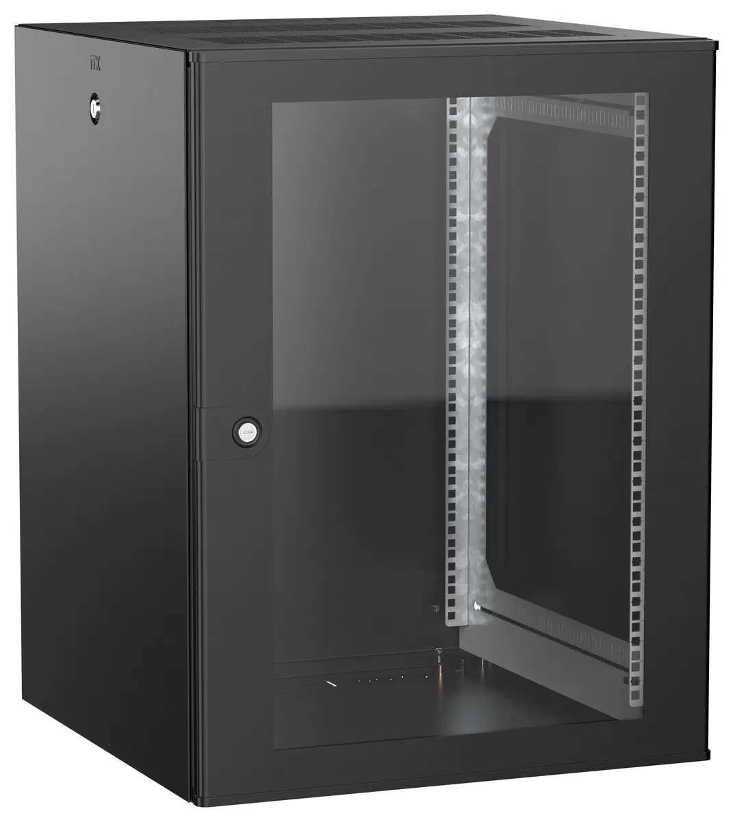 ITK UNITBOX W Шкаф настенный 15U 600х600мм дверь стеклянная черный UBW05-15U66-G