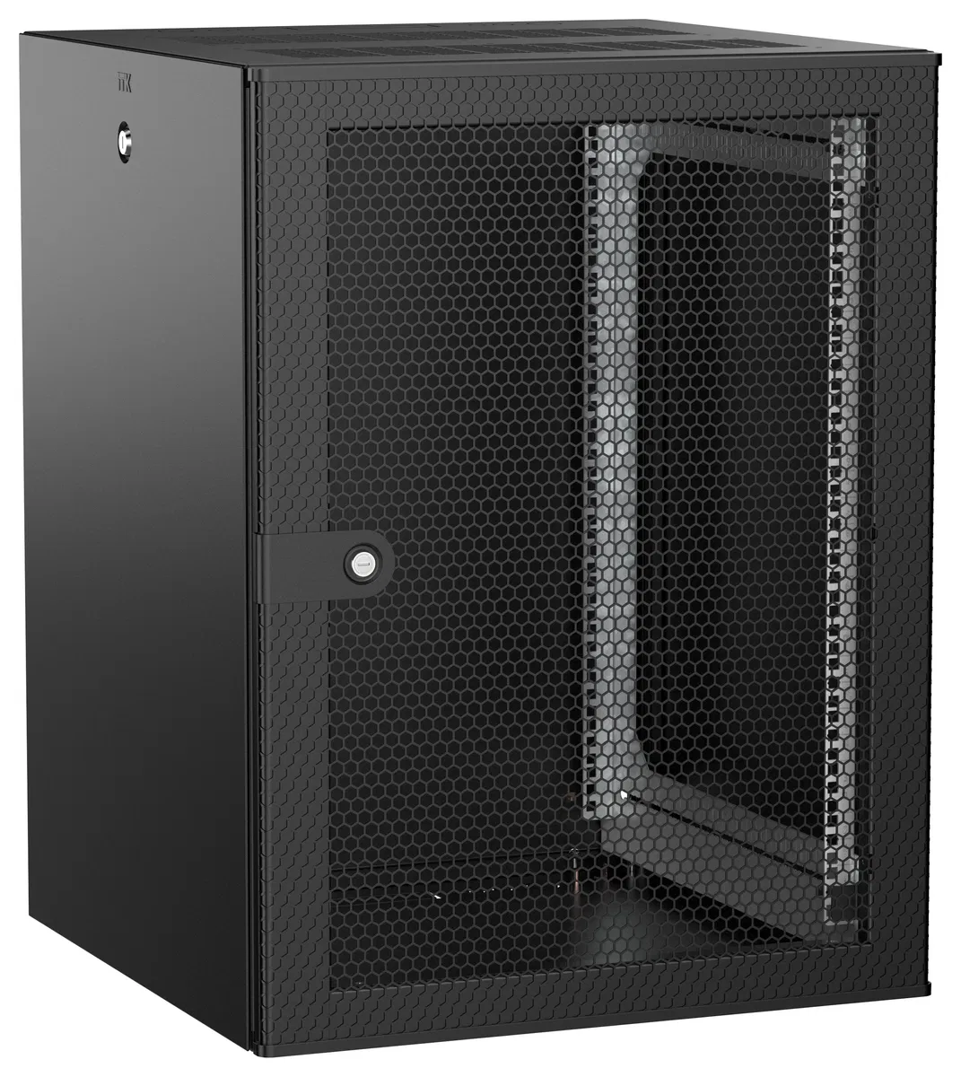 ITK UNITBOX W Шкаф настенный 15U 600х600мм дверь перфорированная черный UBW05-15U66-P