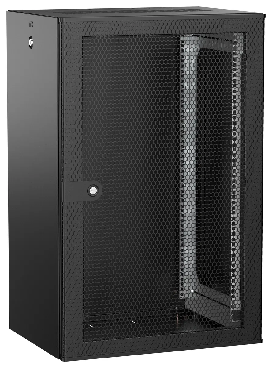 ITK UNITBOX W Шкаф настенный 18U 600х450мм дверь перфорированная черный UBW05-18U64-P
