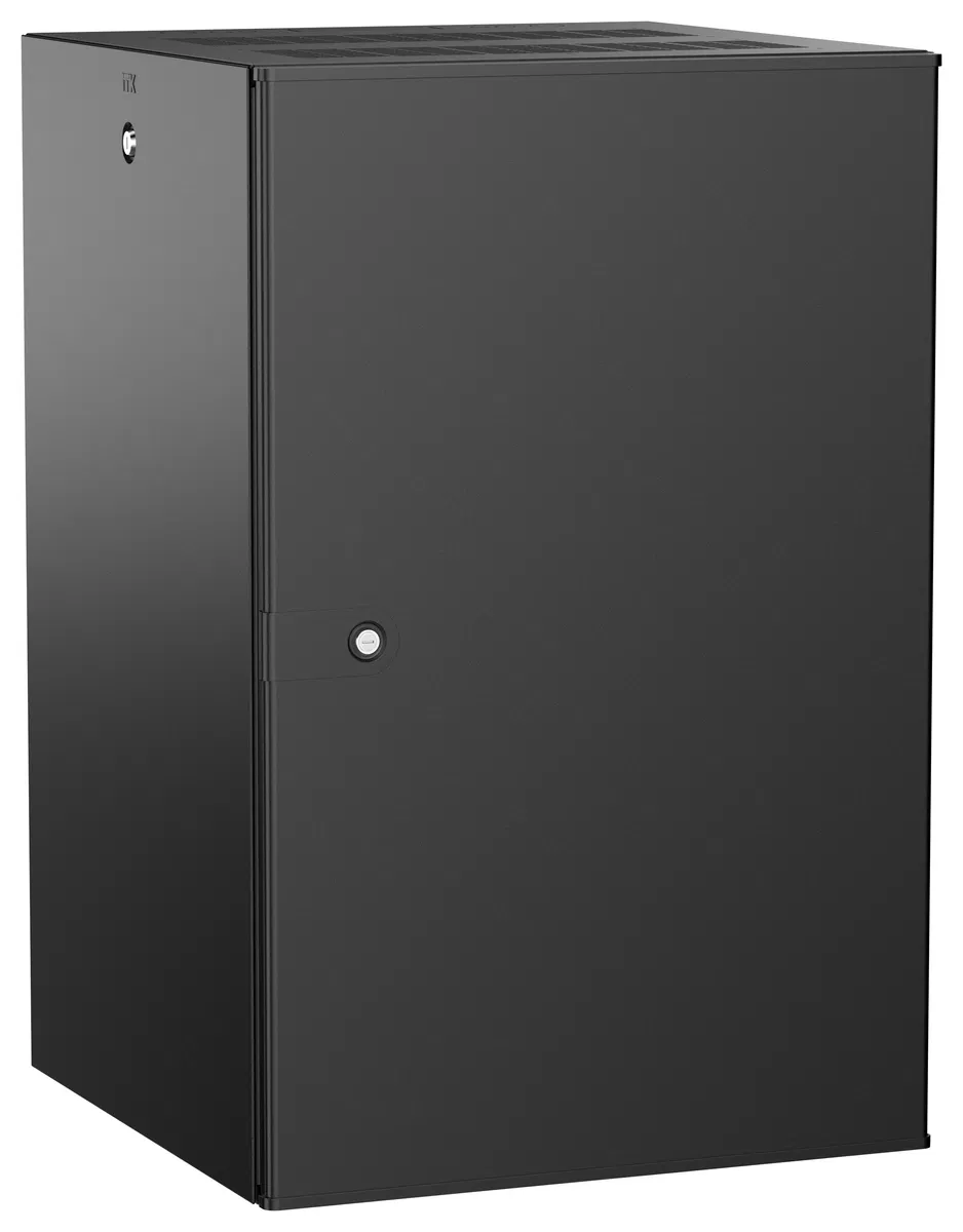ITK UNITBOX W Шкаф настенный 18U 600х600мм дверь металлическая черный UBW05-18U66-M