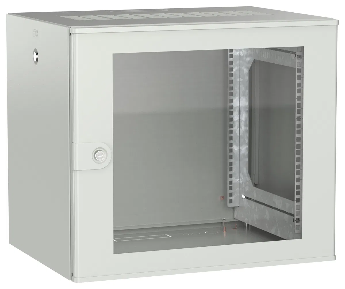 ITK UNITBOX W Шкаф настенный 9U 600х450мм дверь стеклянная серый UBW35-09U64-G