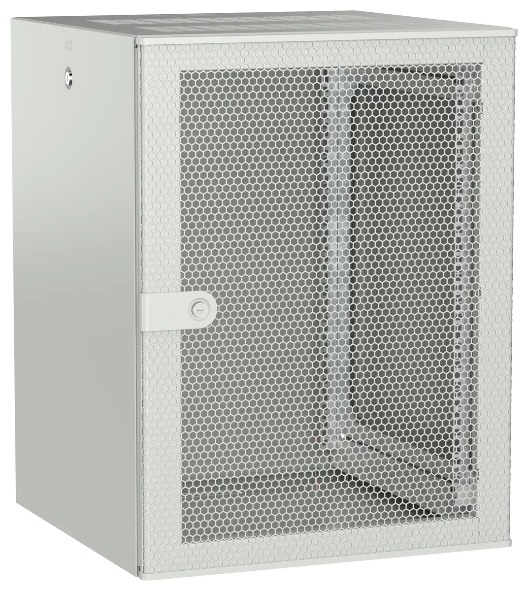 ITK UNITBOX W Шкаф настенный 15U 600х600мм дверь перфорированная серый UBW35-15U66-P