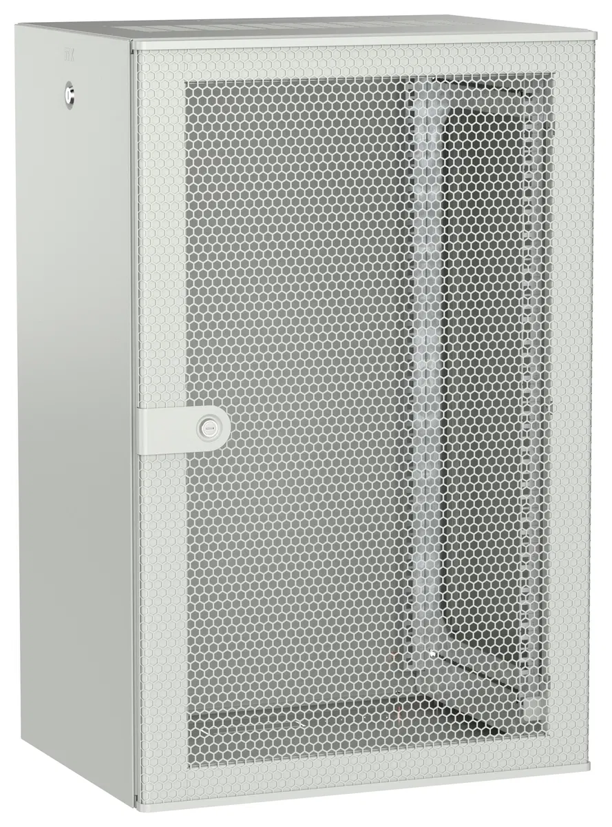 ITK UNITBOX W Шкаф настенный 18U 600х450мм дверь перфорированная серый UBW35-18U64-P