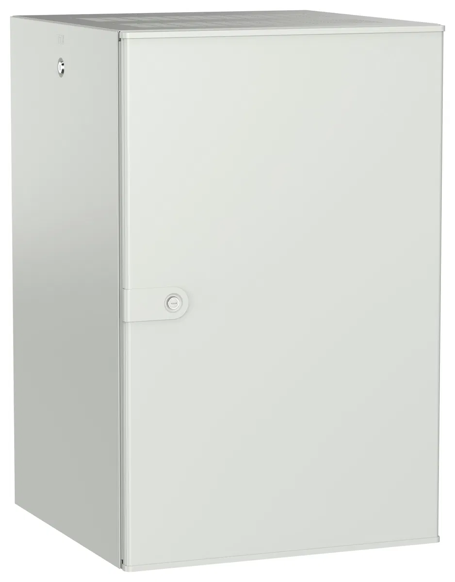 ITK UNITBOX W Шкаф настенный 18U 600х600мм дверь металлическая серый UBW35-18U66-M