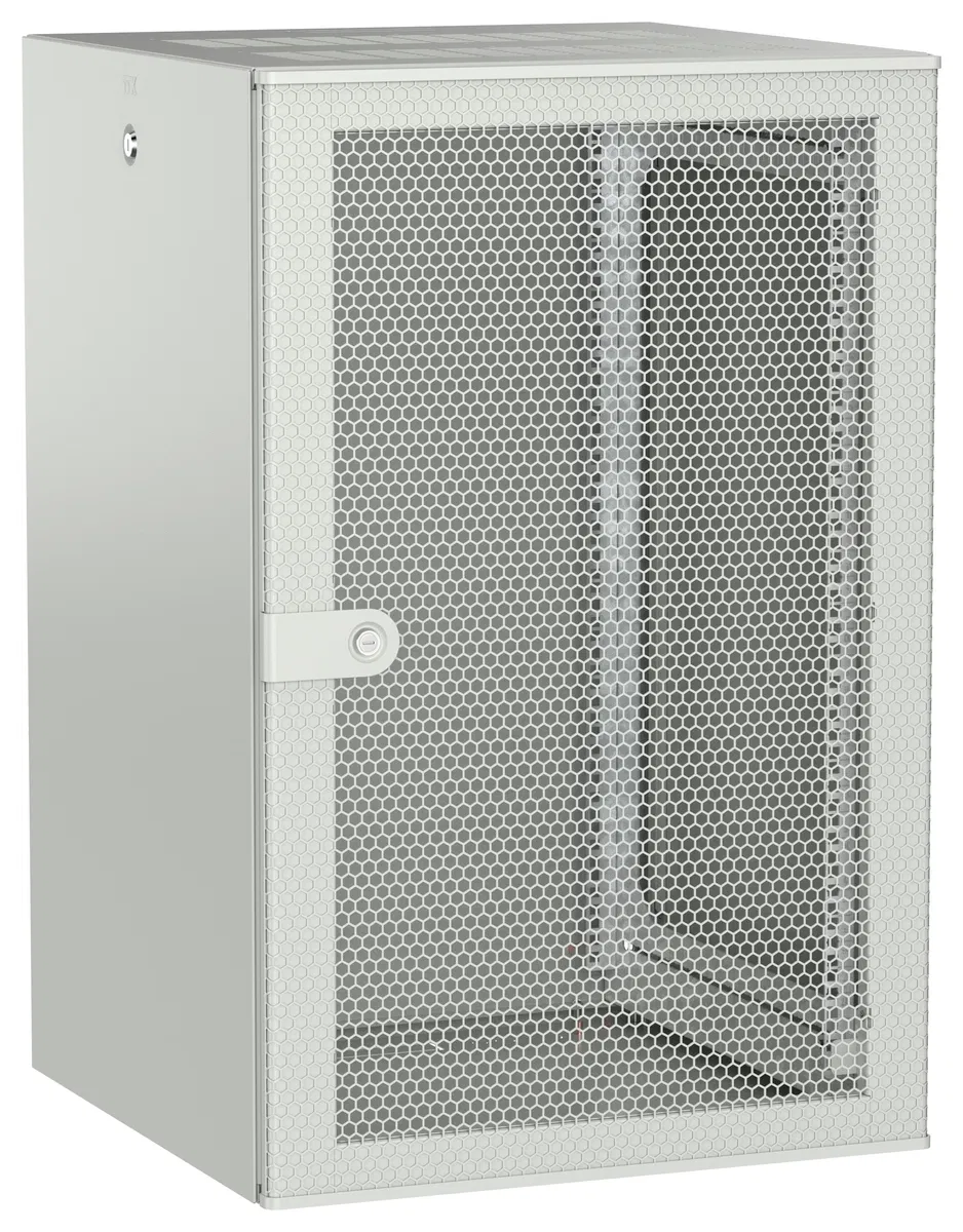 ITK UNITBOX W Шкаф настенный 18U 600х600мм дверь перфорированная серый UBW35-18U66-P