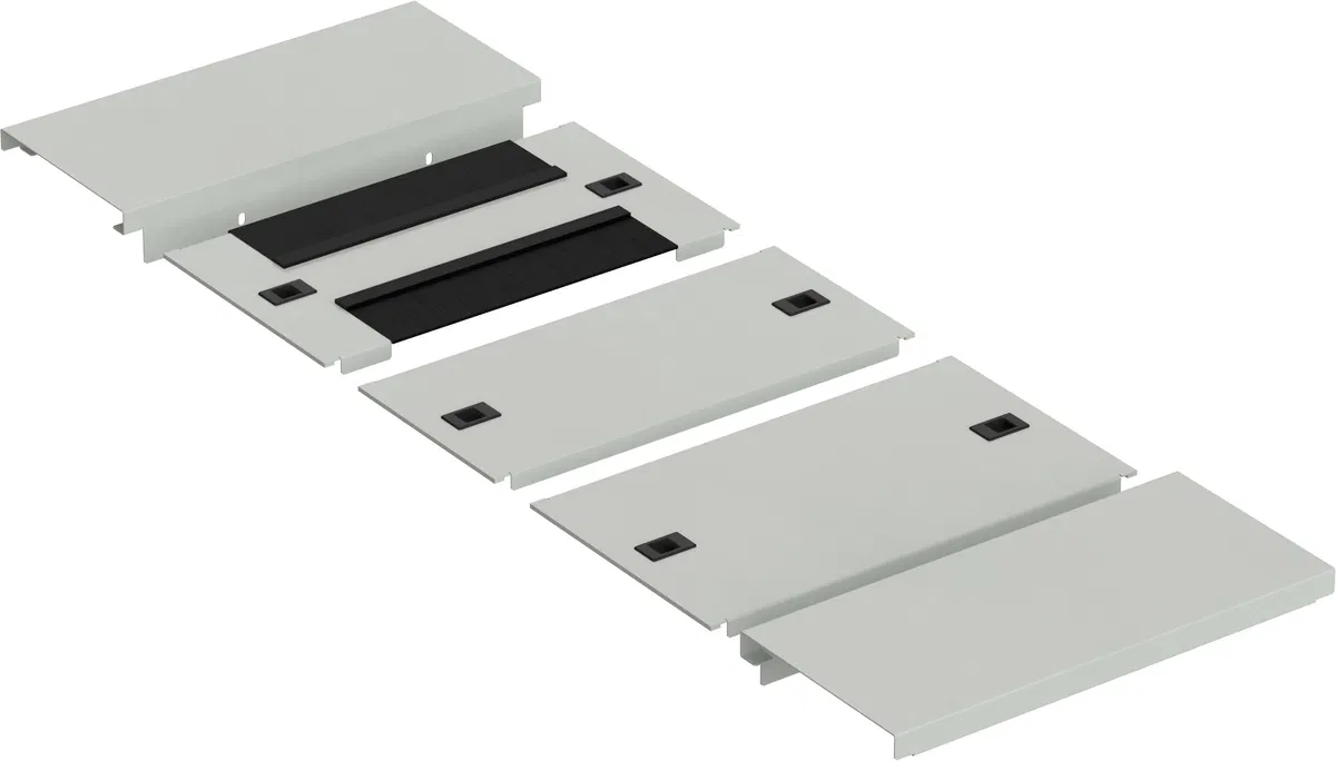 ITK by ZPAS Base panel with rollers 600x1200mm gray RF ZP-BP35-600-1200-RS-R