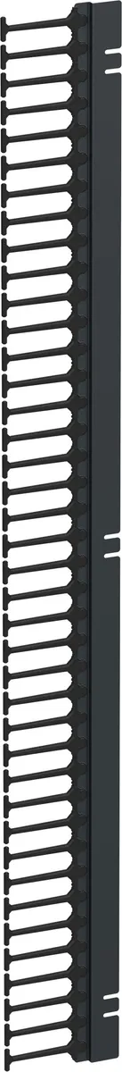 ITK by ZPAS Vertical Cable Comb 45U black RF ZP-CM05-45U-V-R