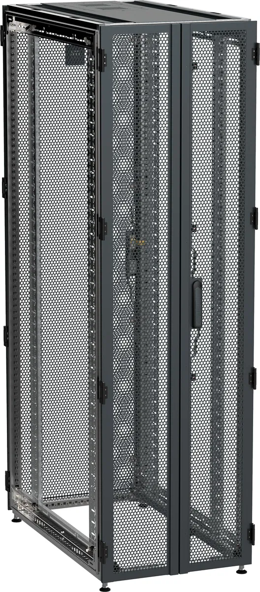 ITK by ZPAS Server cabinet 19" 42U 600x1000 double perforated doors black RF ZP05-42U-0610-P2P-R
