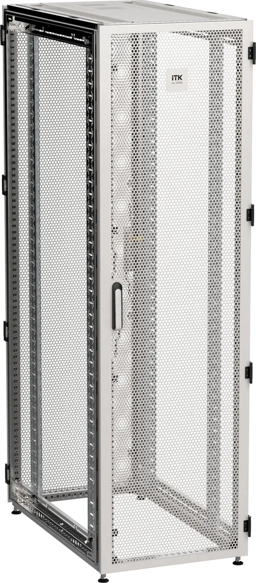 ITK by ZPAS Шкаф серверный 19" 42U 600х1200 одностворчатые перфорированные двери серый РФ ZP35-42U-0612-PP-R