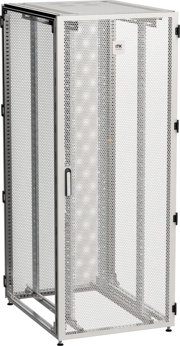 ITK by ZPAS Шкаф серверный 19" 45U 800х1200 одностворчатые перфорированные двери серый РФ ZP35-45U-0812-PP-R