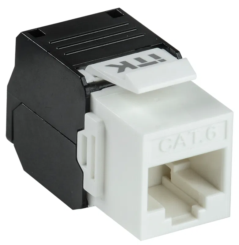 Модуль Keystone Jack кат.6 UTP без инстр. 180град CS1-1C06U-T2 ITK 1000516136