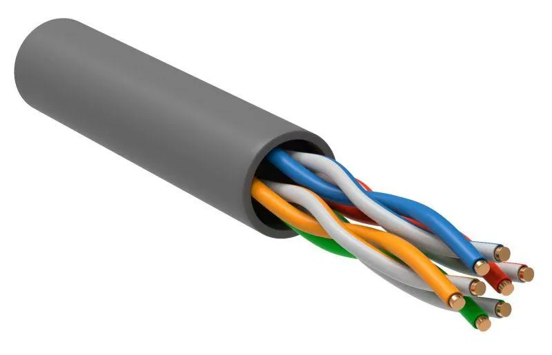 ITK U/UTP twisted pair cat.5E 4x2x24AWG PVC grey (305m)