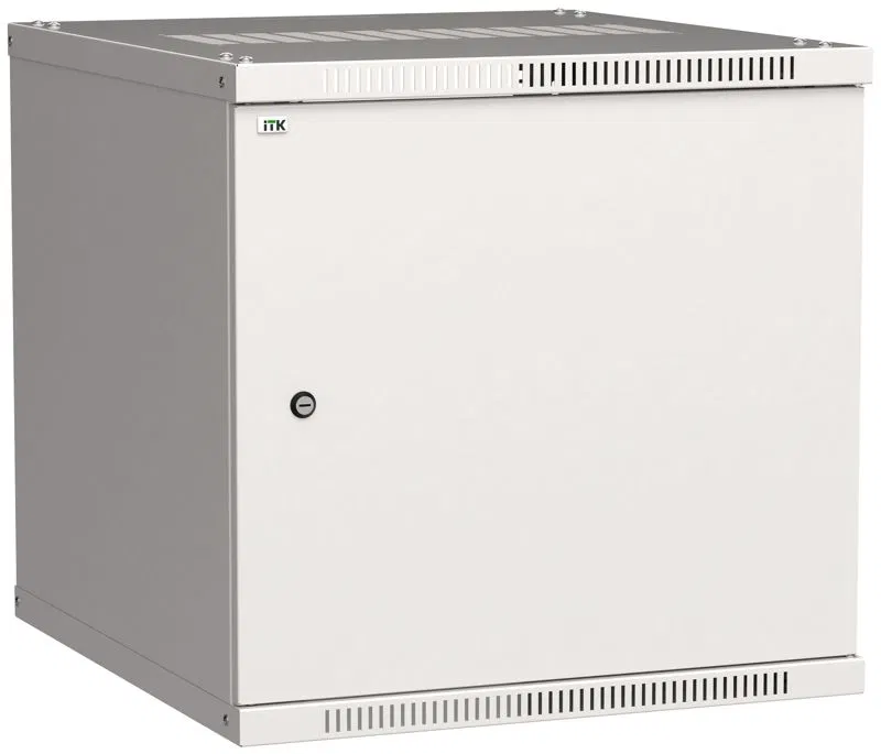 LINEA WE 9U 600x600mm metal door grey ITK LWE3-09U66-MF