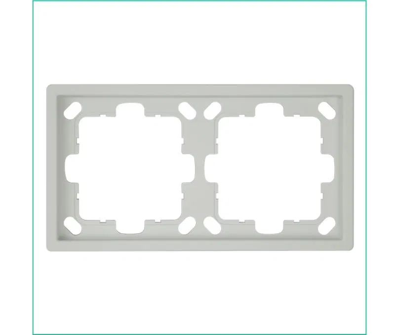 Рамка 2-м СП FD тауп матов. soft touch Jasmart FD1002PTM