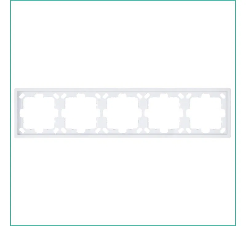 Рамка 5-м СП FD бел. глянцевый Jasmart FD1005W