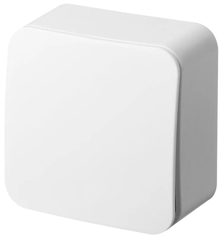 Кнопка звонка 1-кл. ОП 10А IP20 бел. Jasmart FS3010W