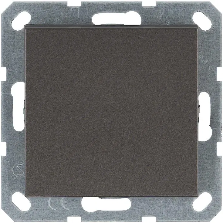 Кнопка звонка 1-кл. 10А IP20 механизм мокко Jasmart G3010Z