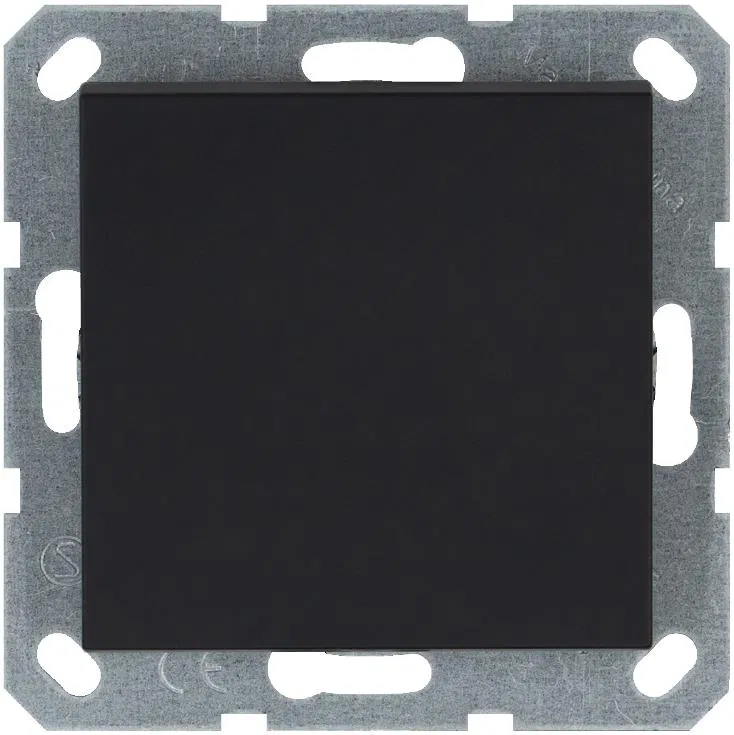 Выключатель 1-кл. 10А IP20 механизм черн. матовый soft touch Jasmart G3011PB