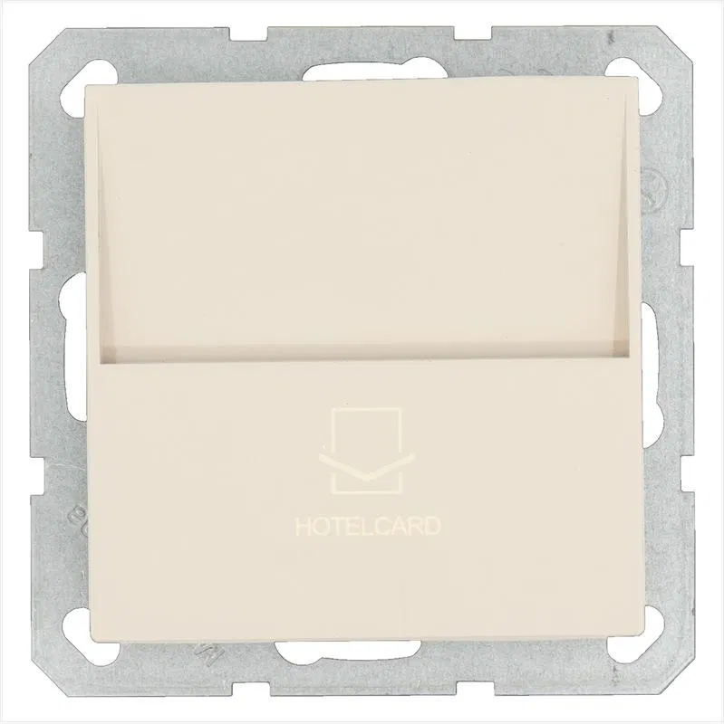 Выключатель карточный 10А IP20 отельный механизм тауп Jasmart G6209T
