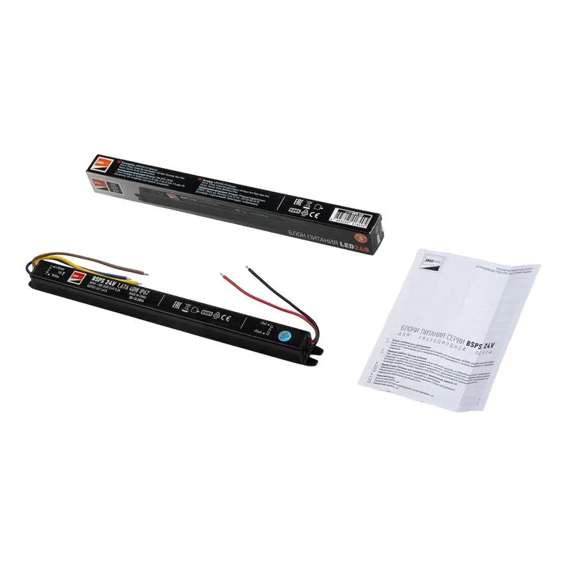 LED灯带电源 40W 1.67A 24V IP67 BSPS 防水金属 Pro JazzWay 5018495