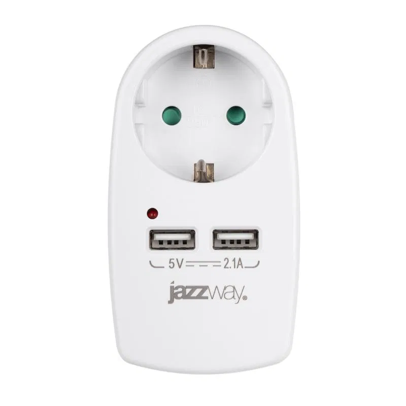 Адаптер AD-1GU USB заземл. JazzWay 5051744