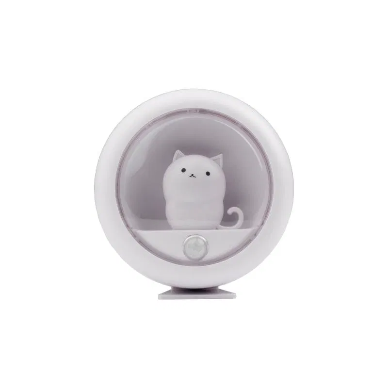 Светильник светодиодный TS8-CAT-SENS 1Вт 6500К IP22 ночник аккумулятор 400мА.ч датчик движения магнитное крепление с клеевым слоем JazzWay 5062016