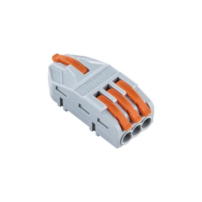 Клемма монтажная СМК PTC-1P 4213 BL/3 450В 32А 0.08-2.5(4.0)кв.мм JazzWay 5073746