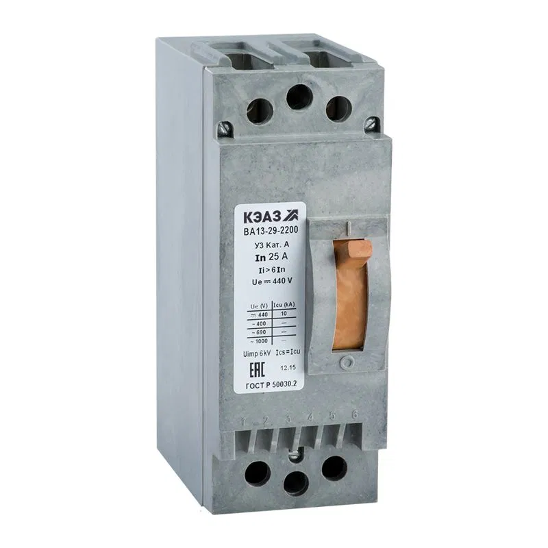 Circuit breaker 2p 31.5A 3Icn 12kA VA13-29-2218 U3 690V AC HP127AC/110DC KEAZ 107757