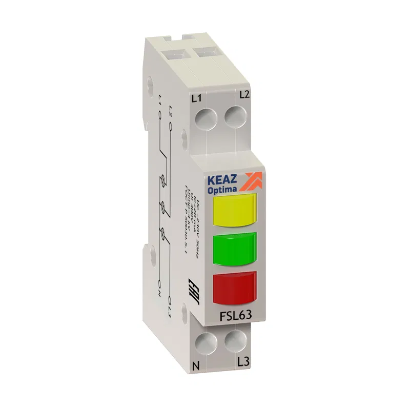 Индикатор фаз световой OptiDin FSL63 230A УХЛ3 КЭАЗ 138626