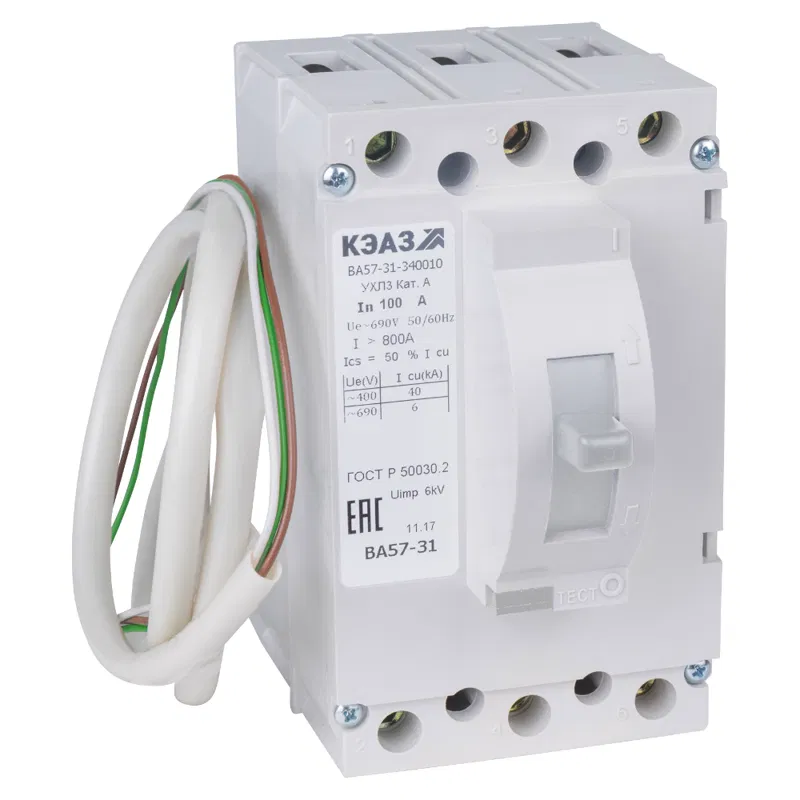 Circuit breaker 2p 16A 500Im 4kA BA57-31-841110 UHL3 220V DC KEAZ 140698