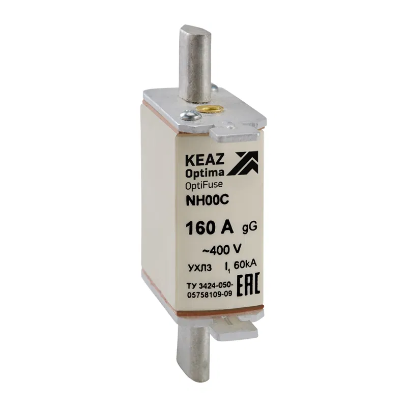 Fuse link OptiFuse NH00C 100 400AC 0 gG УХЛ3 КЭАЗ 144556