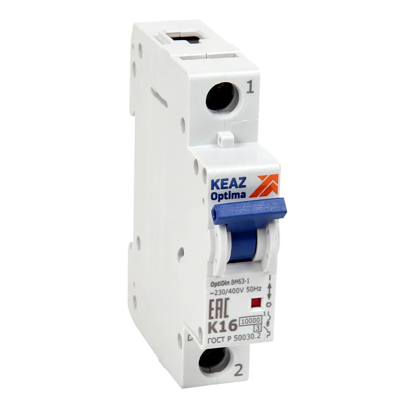 Modular automatic circuit breaker 1p L 3A 10kA OptiDin BM63-1L3-10-УХЛ3 КЭАЗ 260191