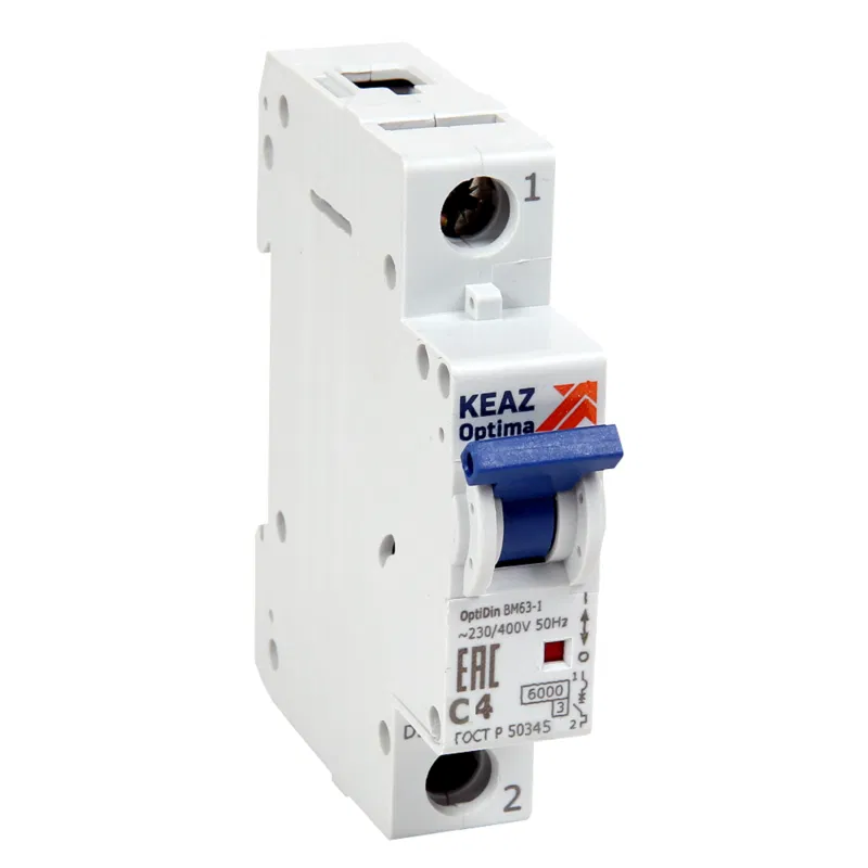 Modular automatic switch 1p D 32A 6kA OptiDin BM63-1D32-УХЛ3 КЭАЗ 260524