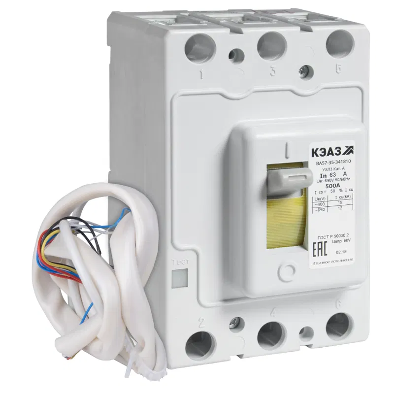 Circuit breaker 3p 250A 2500Im 40kA VA57-35-344710 UHL3 690V AC HP=230V AC/220V DC plug-in without panel KEEZ 270375