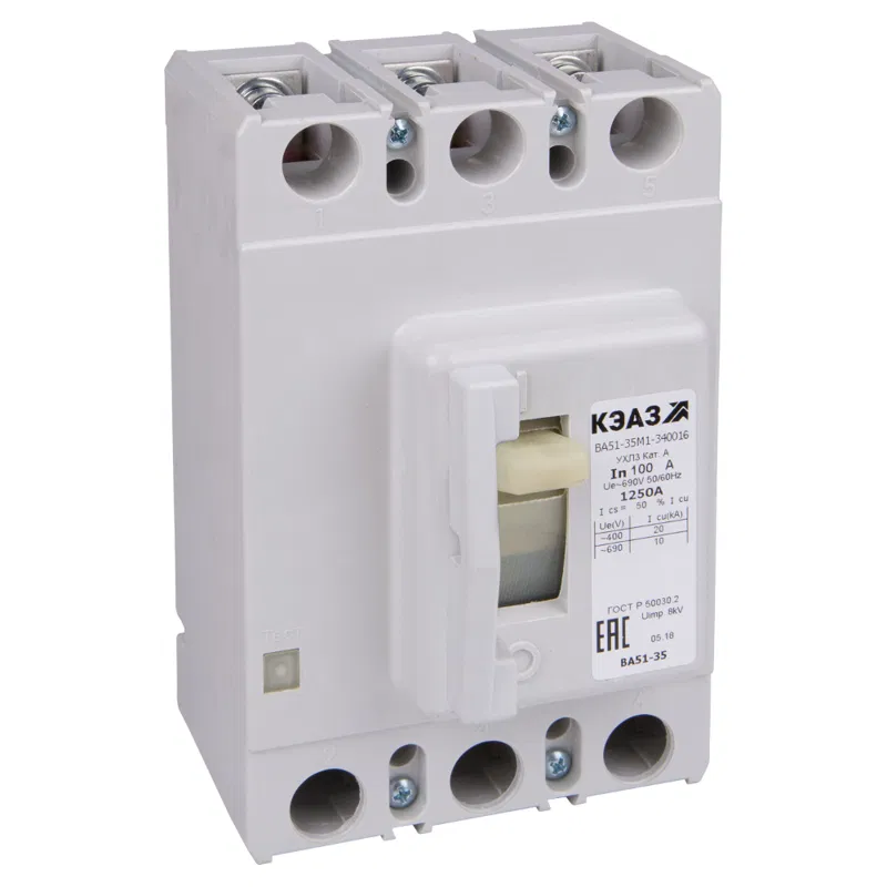 Circuit breaker 3p 40A 500Im 8kA BA51-35M1-340016 UKHL3 690V AC KEAZ 271517