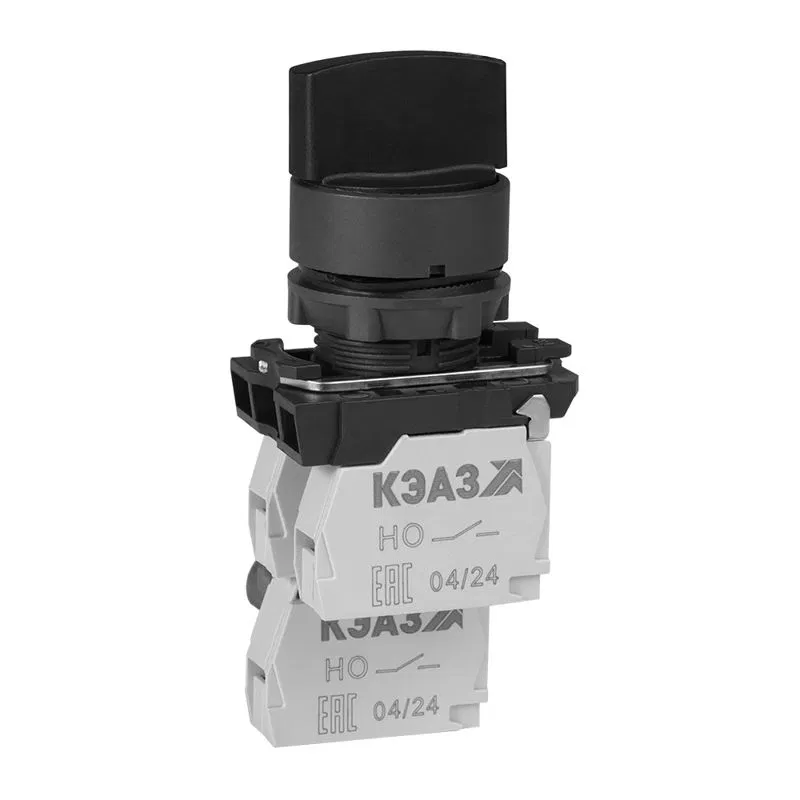 Switch KPE2630P 3no+0nz fixed handle 3pos IP65 black KEA2 271711