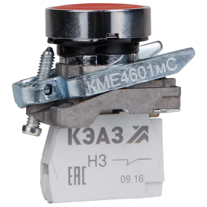 Control button KME4111mC 1no+1nc cylinder IP40 red KÉAZ 271785