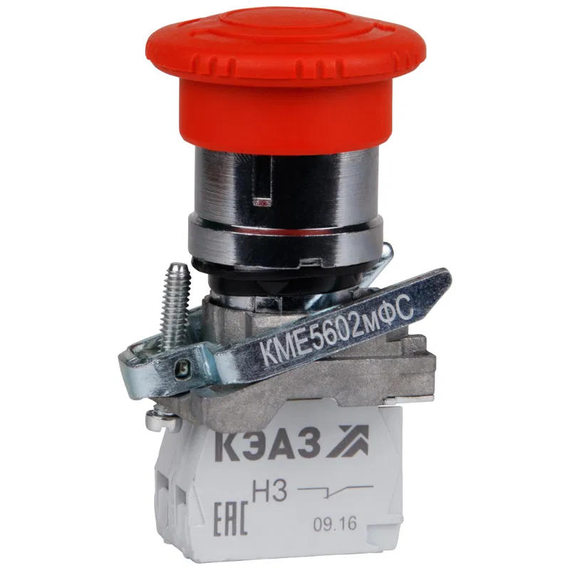 Mushroom push button KME5111mFS 1NO+1NC IP40 red red KEAZ 271886
