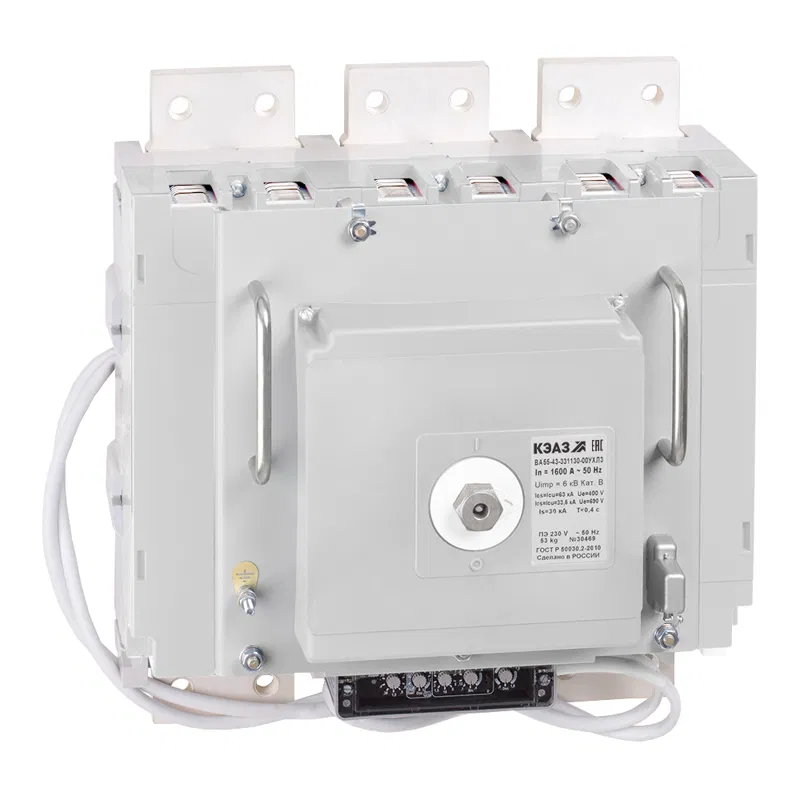Circuit breaker 3p 1600A 80kA VA55-43-335230 UKHL3 690V AC NR=230V AC/220V DC PE230AC KEAZ 274622