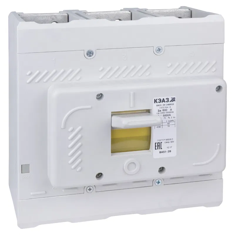 Molded case circuit breaker 3p 800A 2500Im 40kA VA51-39-330010 UHL3 690V AC KEAZ 279187
