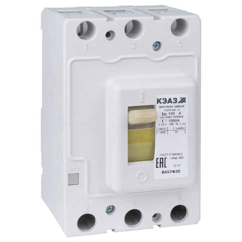 Automatic switch 3p 250A 500Im 40kA VA57-35-340010 UKHL3 690V AC plug-in without panel KEAZ 281785