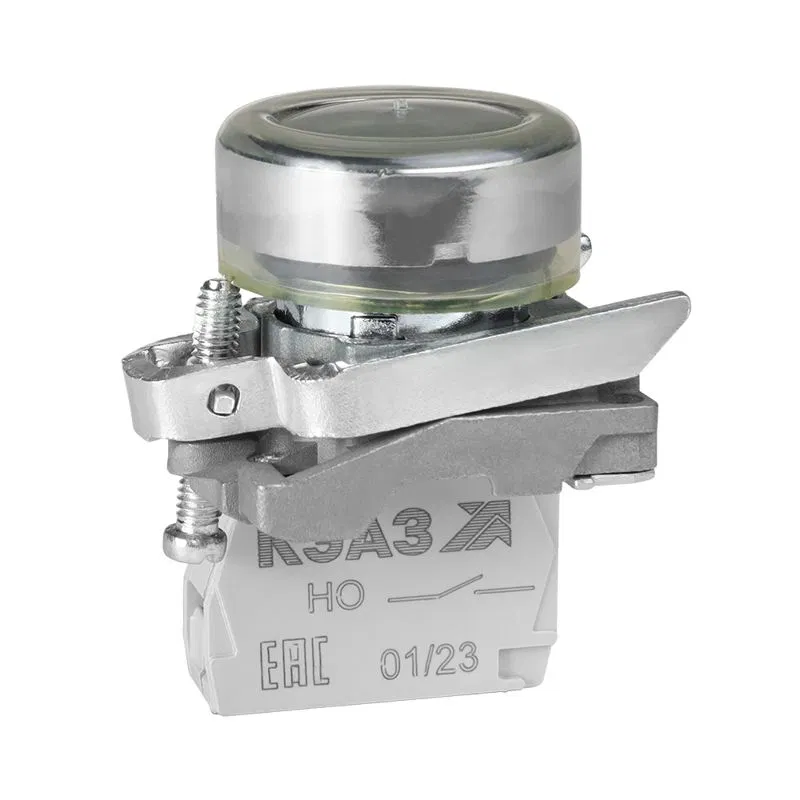 Button KME4210mS-black-1no+0nz-cylinder-IP65 KÉAZ 284284