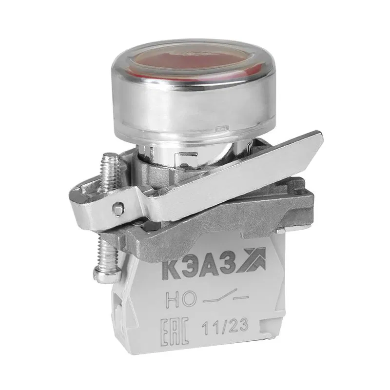 Button KME4210mS-red-1no+0nz-cylinder-IP65 KÉAZ 284285