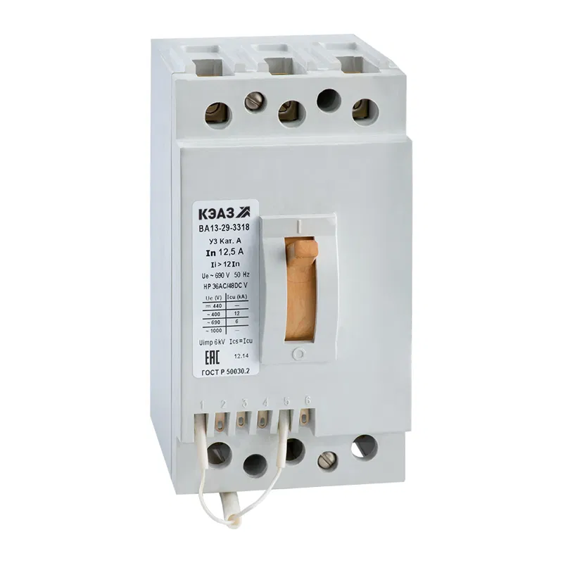Circuit breaker 3p 16A 12kA VA13-29-3211 U3 690V AC with external trip simulator KEAZ 285223