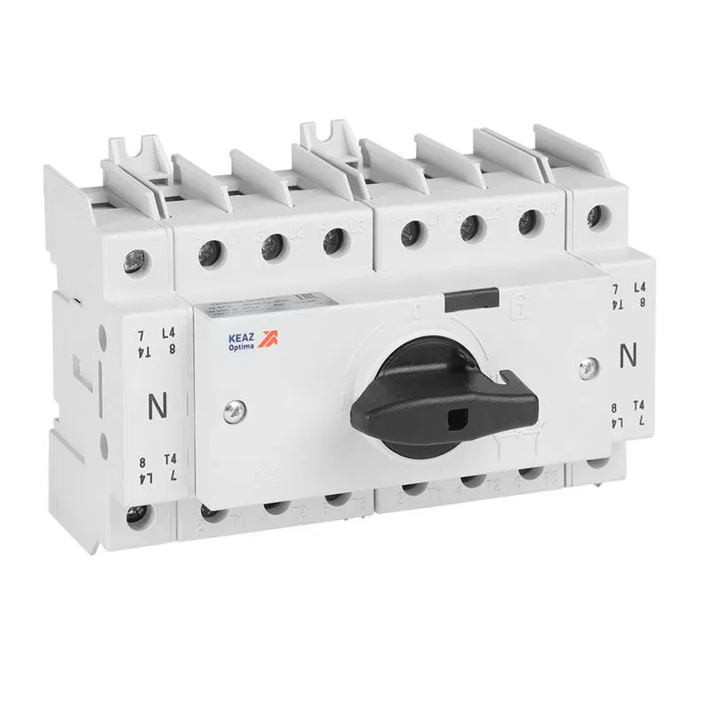 Выключатель-разъединитель реверсивный 4п 100А OptiSwitch DI-100-4C КЭАЗ 332090