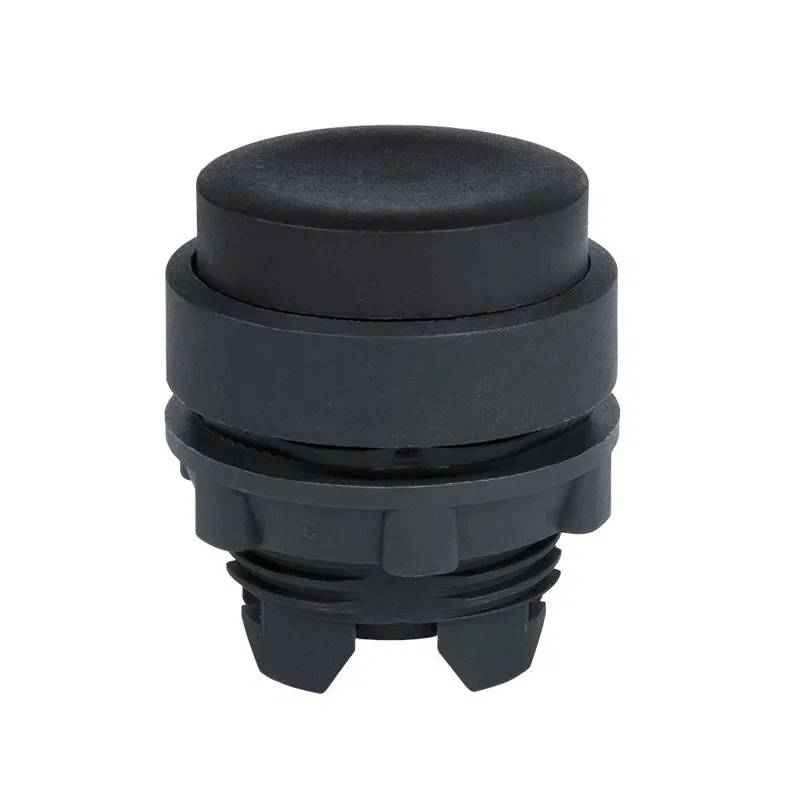 Головка кнопки OptiSignal D22 A5-PJ-2 выступ. толкатель черн. пластик ZB5AL2 КЭАЗ 332295