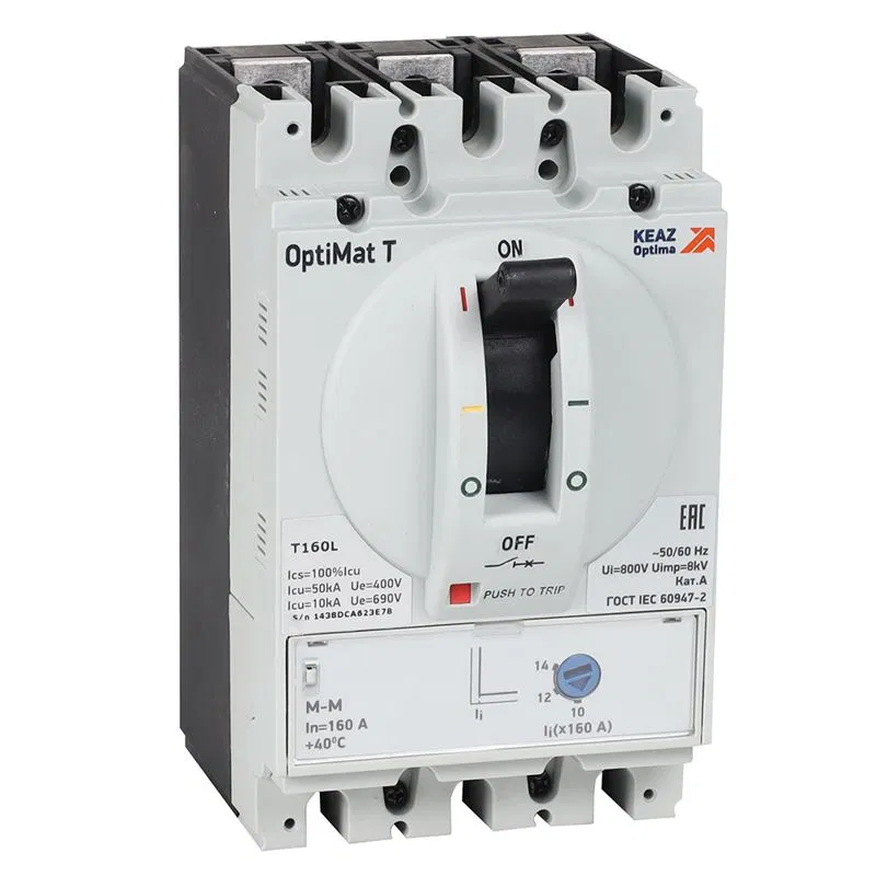 电机保护断路器 3p 100A OptiMat T125L M-M КЭАЗ 355838