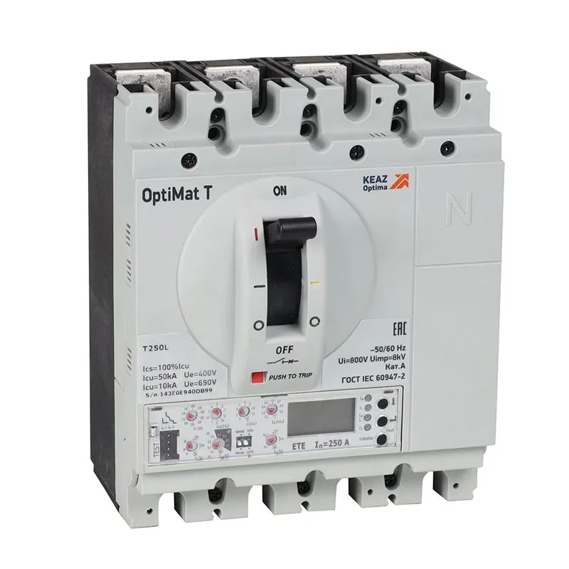 Выключатель автоматический 4п 100А OptiMat T250M ETE КЭАЗ 356145