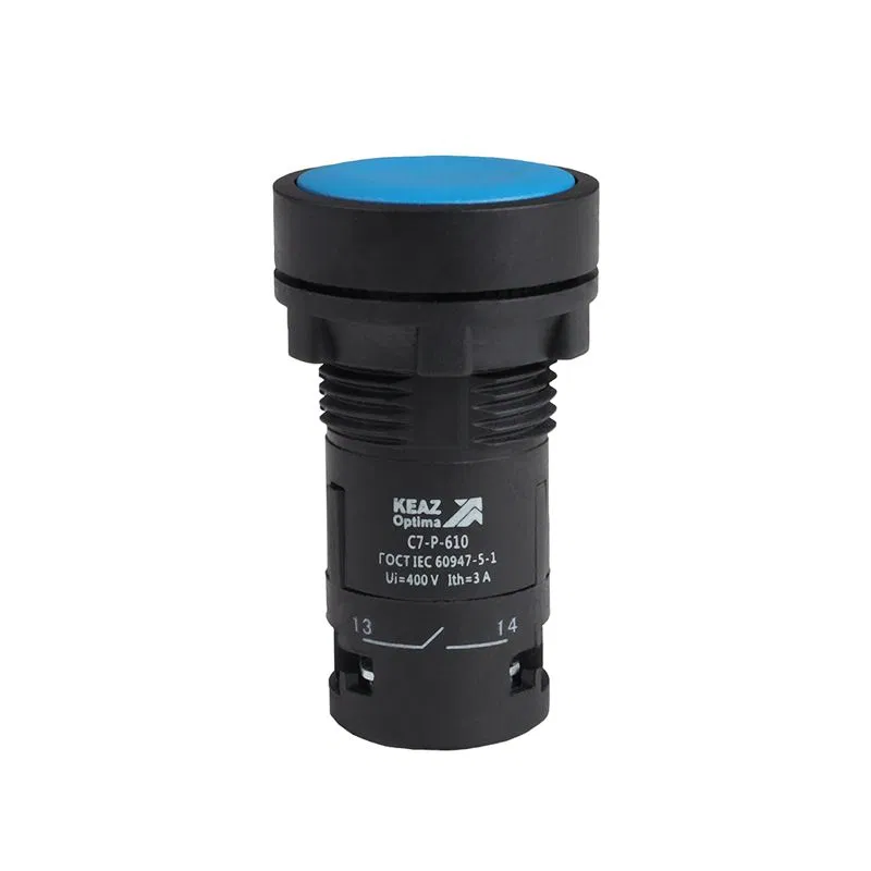 Кнопка OptiSignal Compact D22 С7-P-602 син. 2НЗ XB7NA64 КЭАЗ 362041