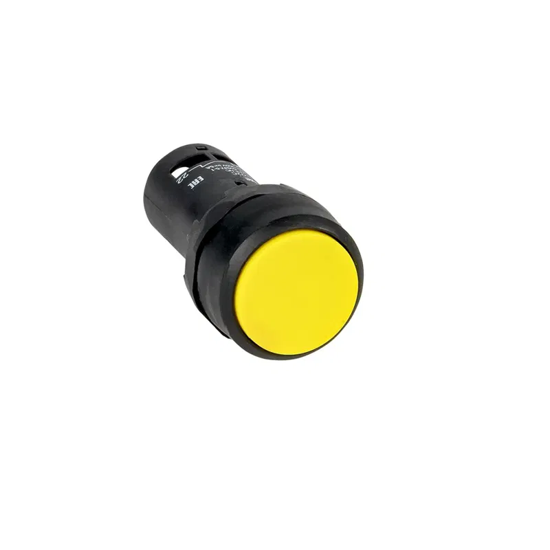 Кнопка с фиксацией OptiSignal Compact D22 С7-PH-502 желт. 2НЗ XB7NH54 КЭАЗ 362070
